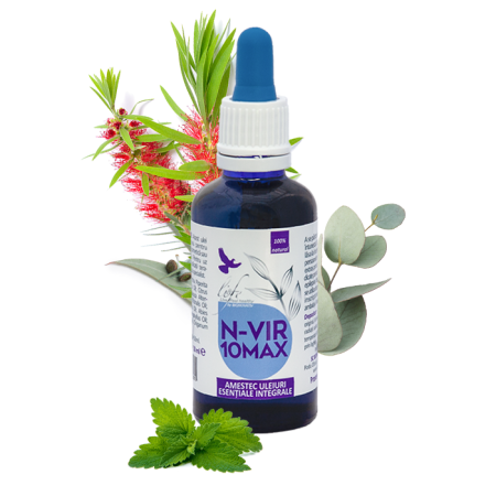 N-VIR 10 MAX - combinație de uleiuri esențiale - 50 ml