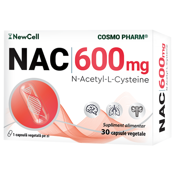Minerale - NAC 600 (N-Acetilcisteină)