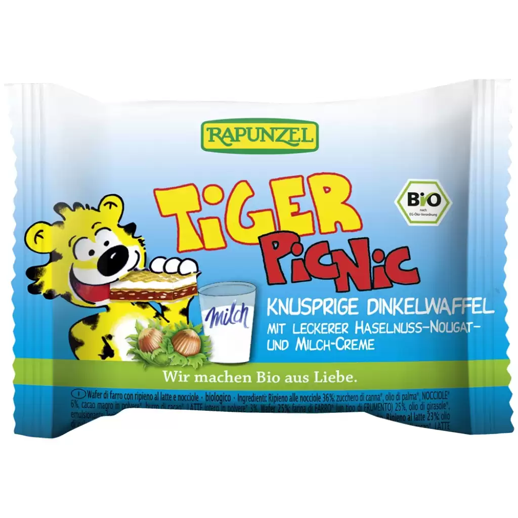 Biscuiti si napolitane - Napolitana Tiger picnic, eco 23g