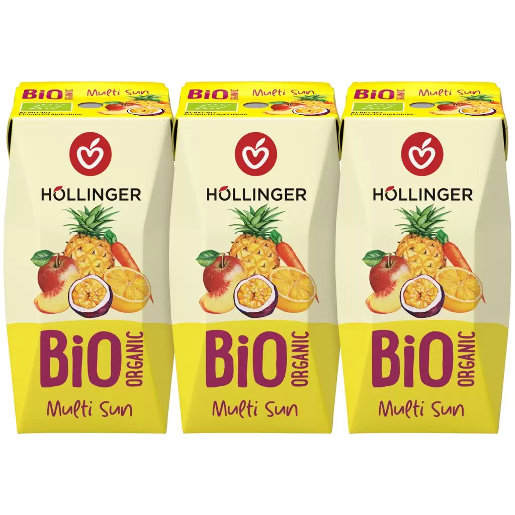 Bauturi - Nectar multi sunrise cu pai 3x200ml, eco 600ml
