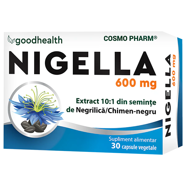 Extracte - NIGELLA 600 mg - extract din seminte de Negrilică / Chimen-negru