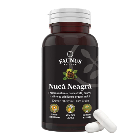 Suplimente alimentare - Nucă Neagră - 60 capsule