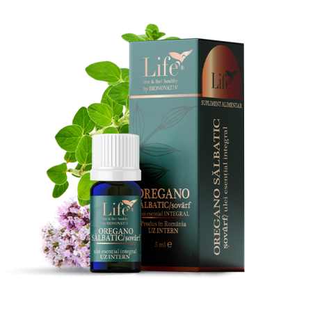 Uleiuri esentiale de uz intern - OREGANO SĂLBATIC/șovârf - ulei esențial integral - 5 ml