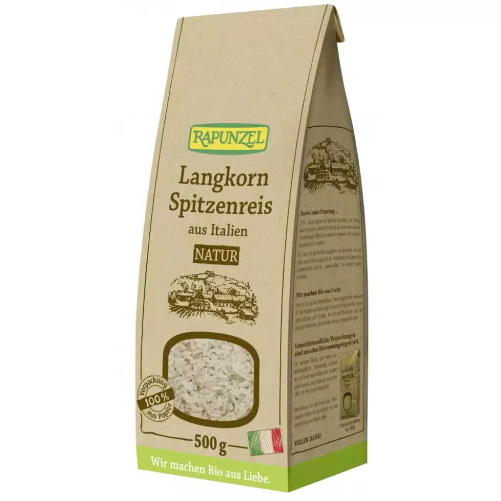 Orez - Orez integral cu bob lung, eco 500g