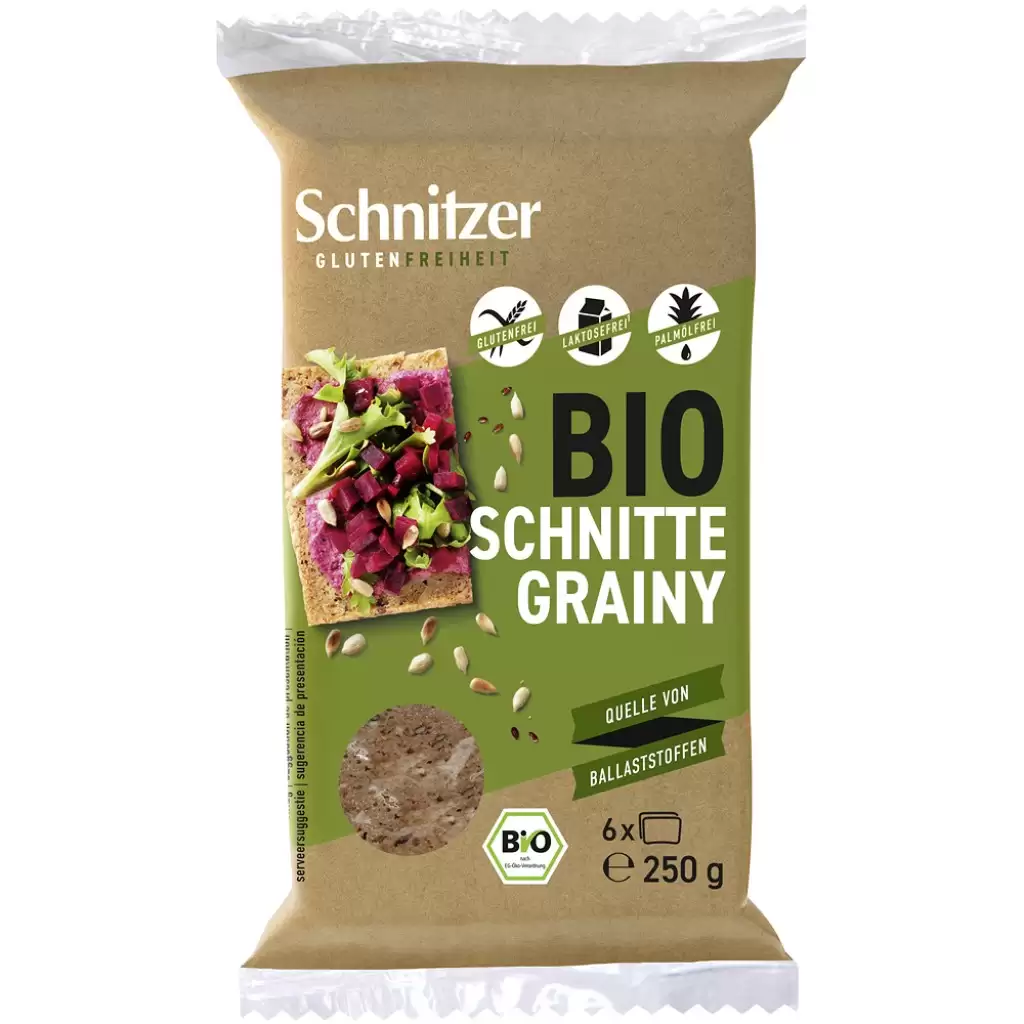 Paine - Paine cu seminte 6 felii fara gluten, eco 250g