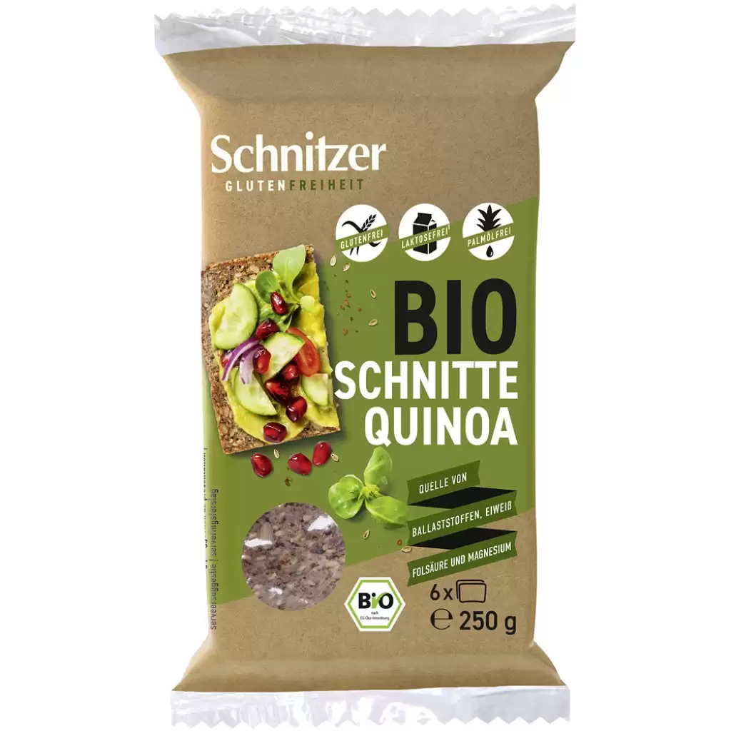 Paine - Paine din quinioa fara gluten 6 felii, eco 250g