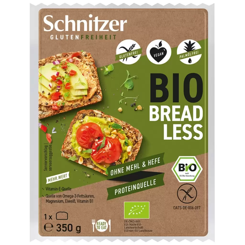 Paine - Paine din seminte fara gluten si drojdie, eco 350g