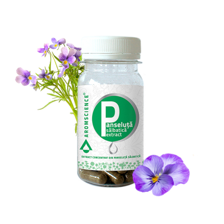 Capsule cu uleiuri esentiale - PANSELUȚĂ SĂLBATICĂ EXTRACT - 60 capsule