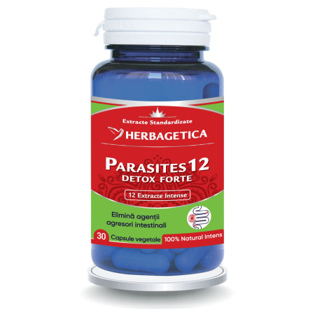 Extracte - Parasites 12 Detox Forte 30 capsule