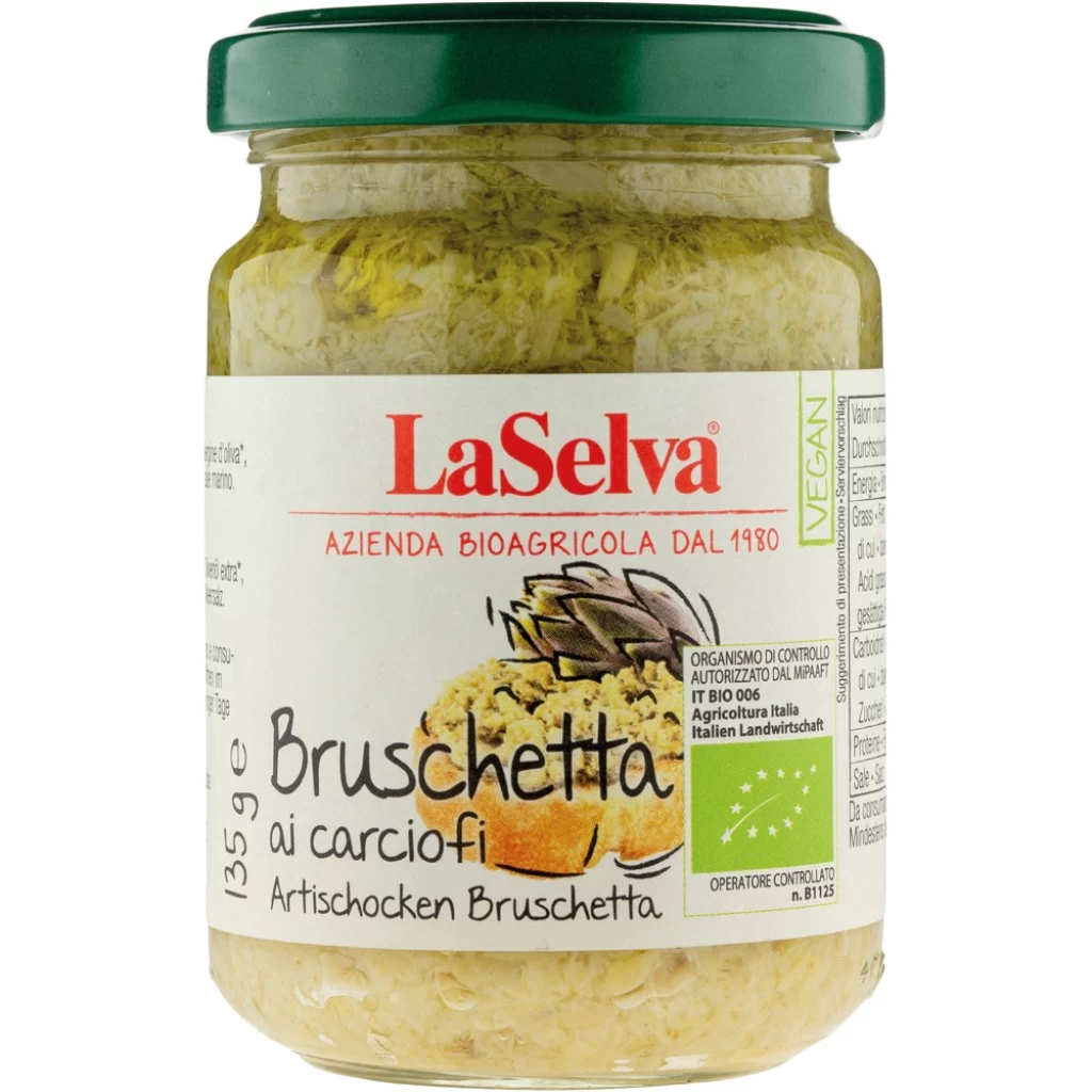Alimente - Pasta de anghinare pentru bruschete, eco 135g