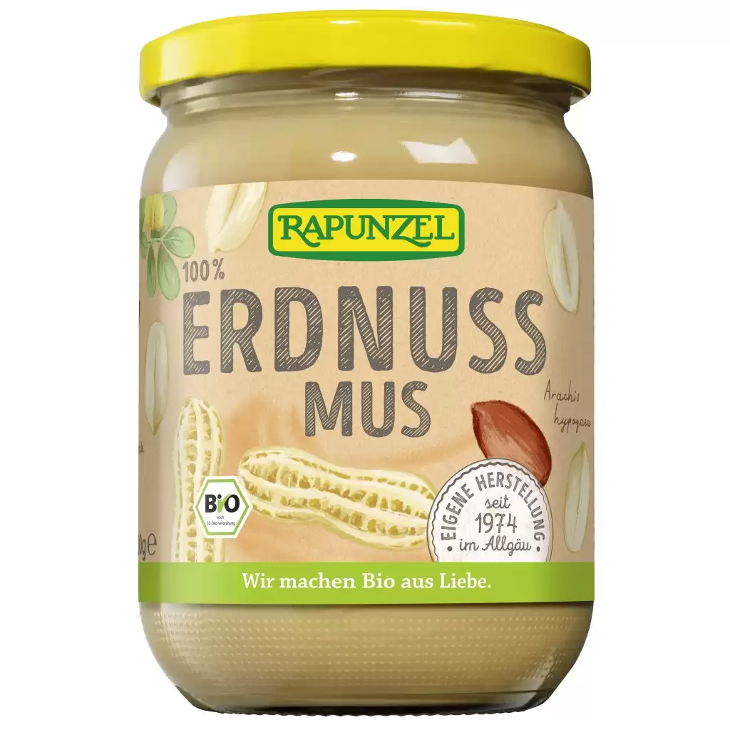 Creme bio din nuci si alune - Pasta de arahide fina vegana, eco 500g