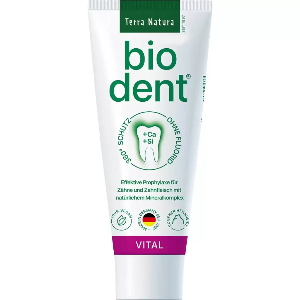 Pasta de dinti - Pasta de dinti Biodent vital cu menta 75ml