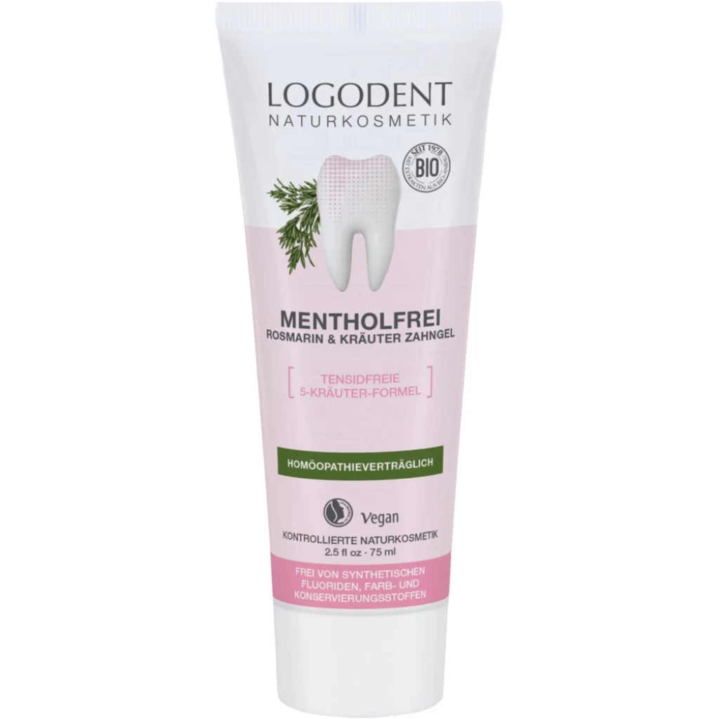 Pasta de dinti - Pasta de dinti gel fara mentol cu rozmarin si plante 75ml