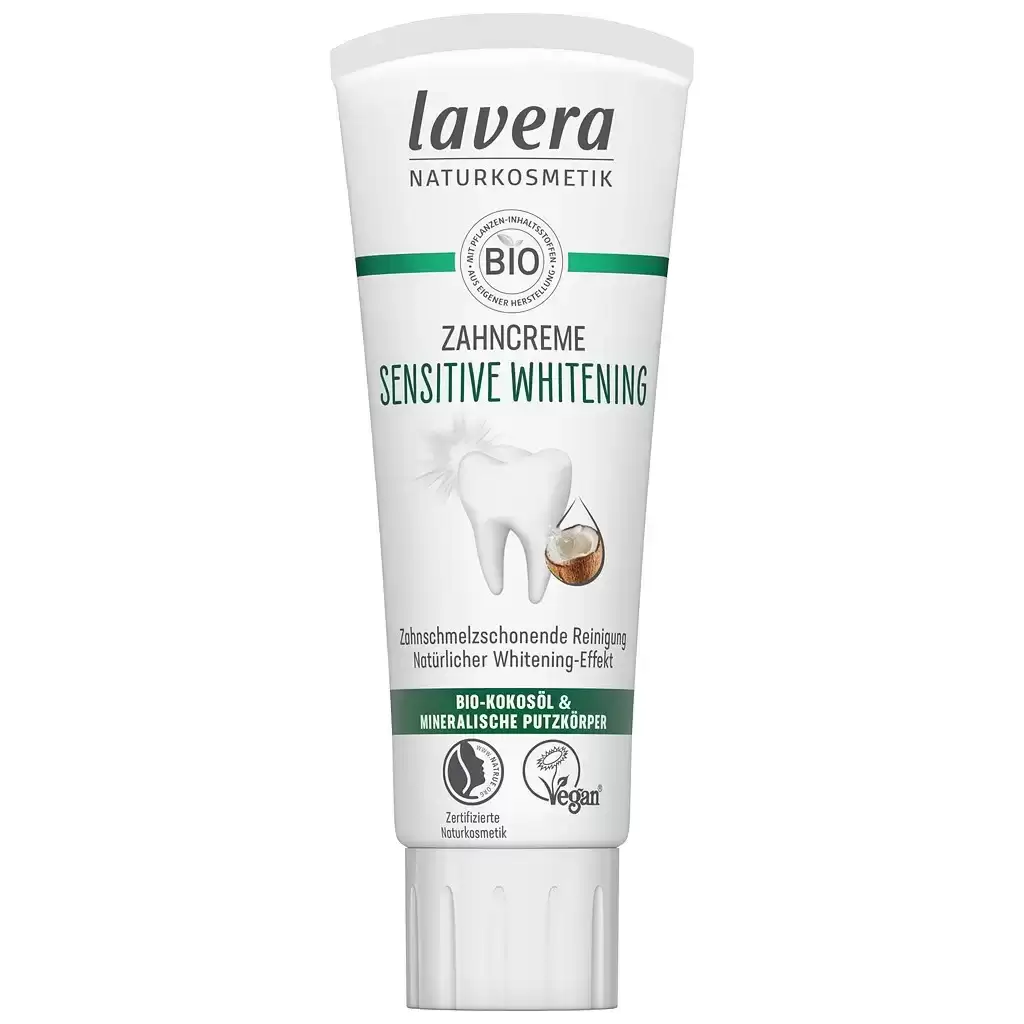 Pasta de dinti - Pasta de dinti pentru albire sensitiv cu ulei de cocos si minerale 75ml