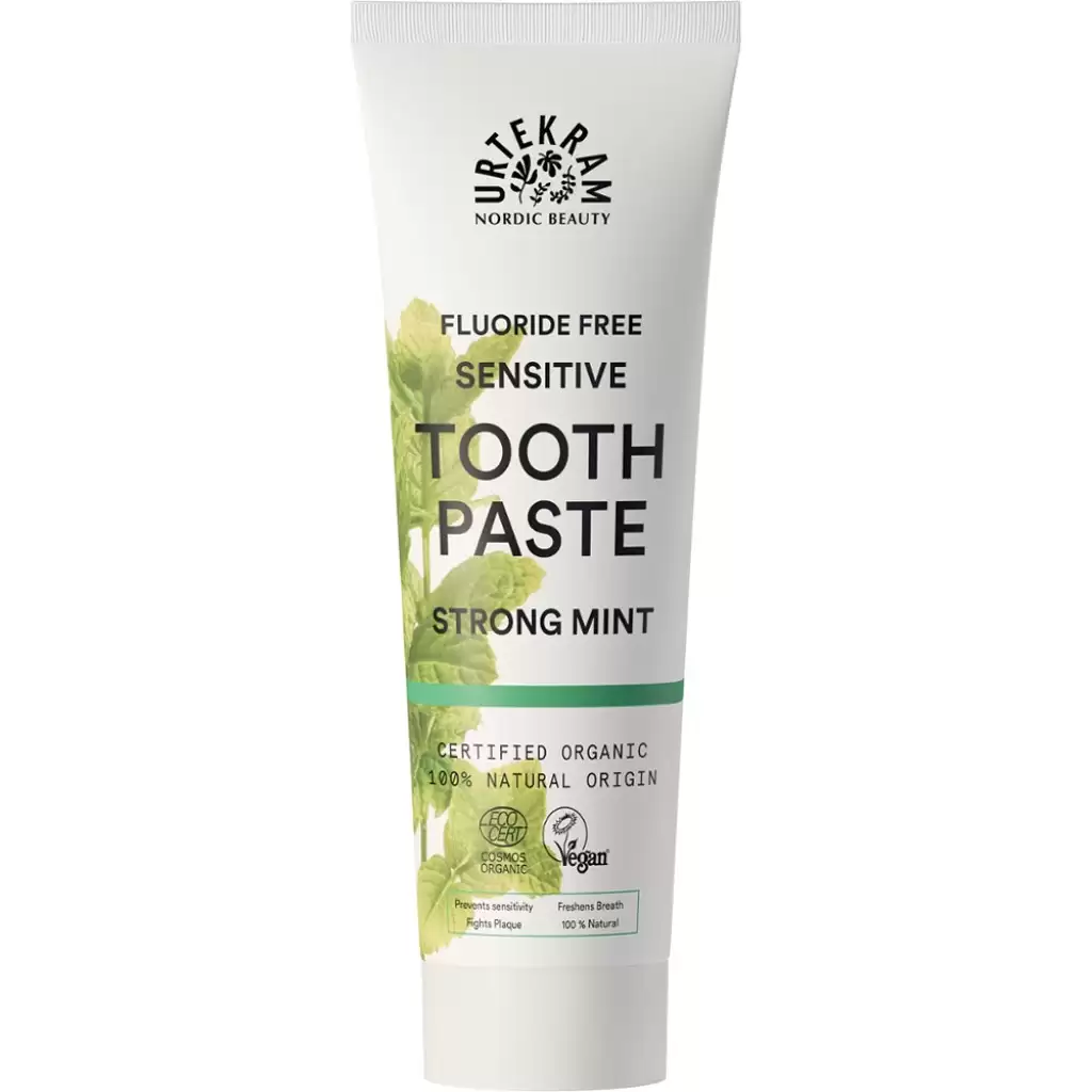 Pasta de dinti - Pasta de dinti sensitiv cu menta fara fluor 75ml
