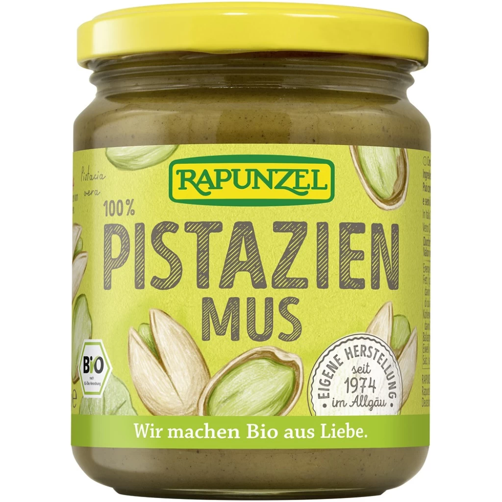 Creme bio din nuci si alune - Pasta de fistic, eco 225g