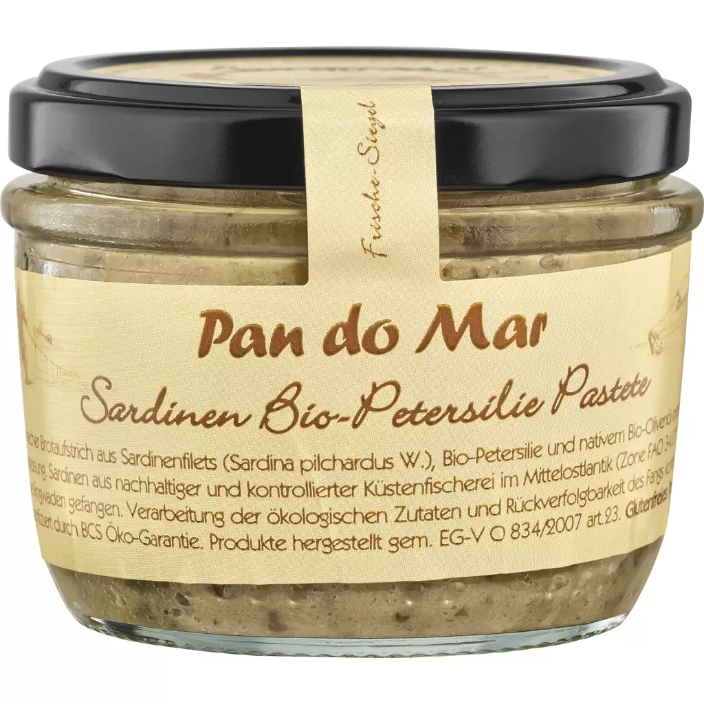 Conserve peste - Pasta de sardine cu patrunjel fara gluten 125g