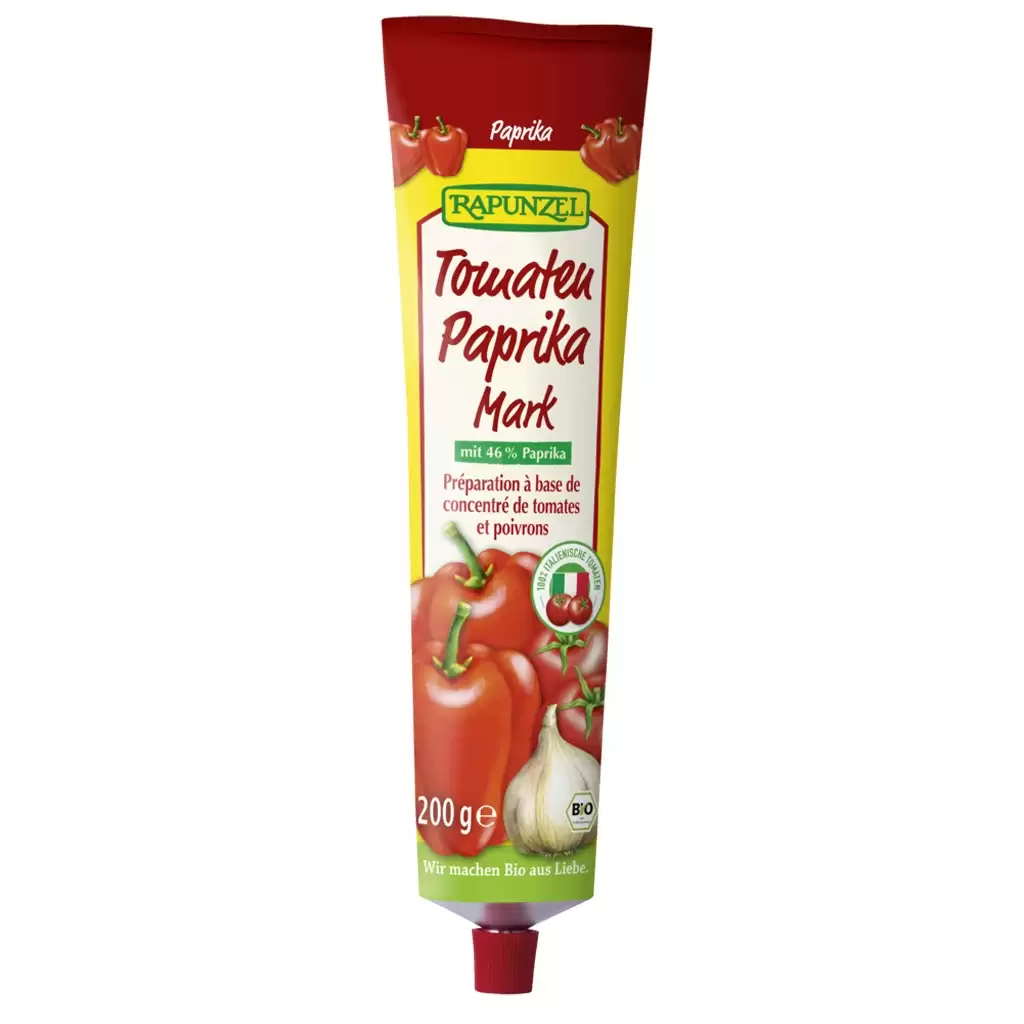 Sos, Crema - Pasta de tomate cu ardei in tub, eco 200g