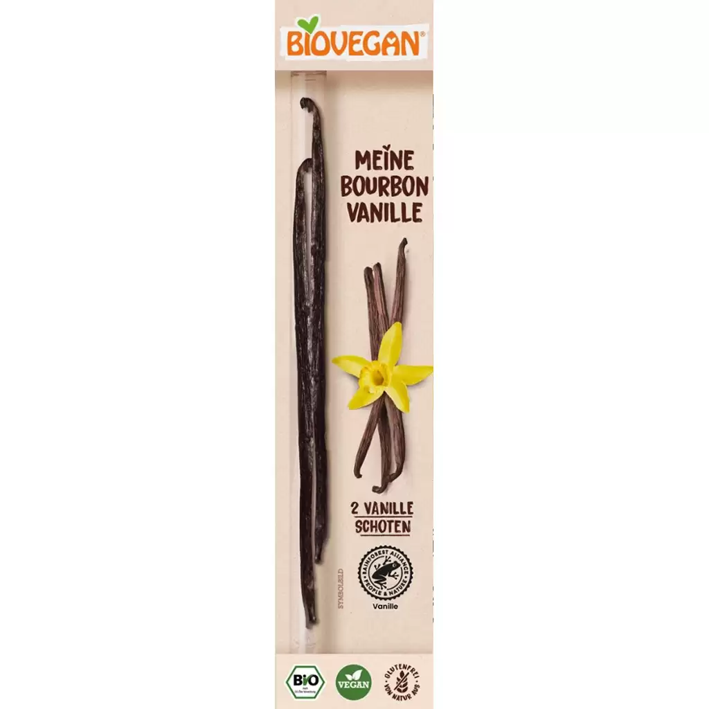 Ingrediente copt - Pastai vanilie Bourbon fara gluten, eco 2buc