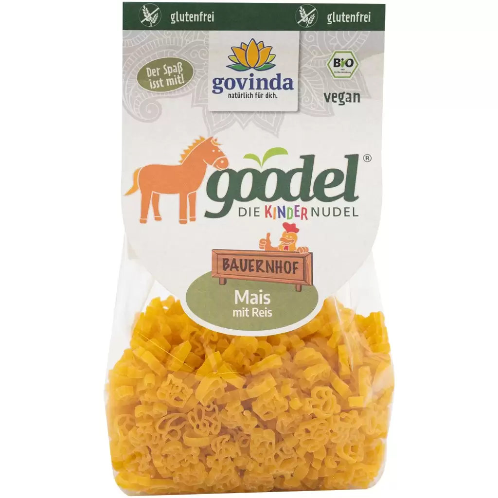 Paste fainoase - Paste animalute din ferma din porumb si orez fara gluten pentru copii, eco 250g