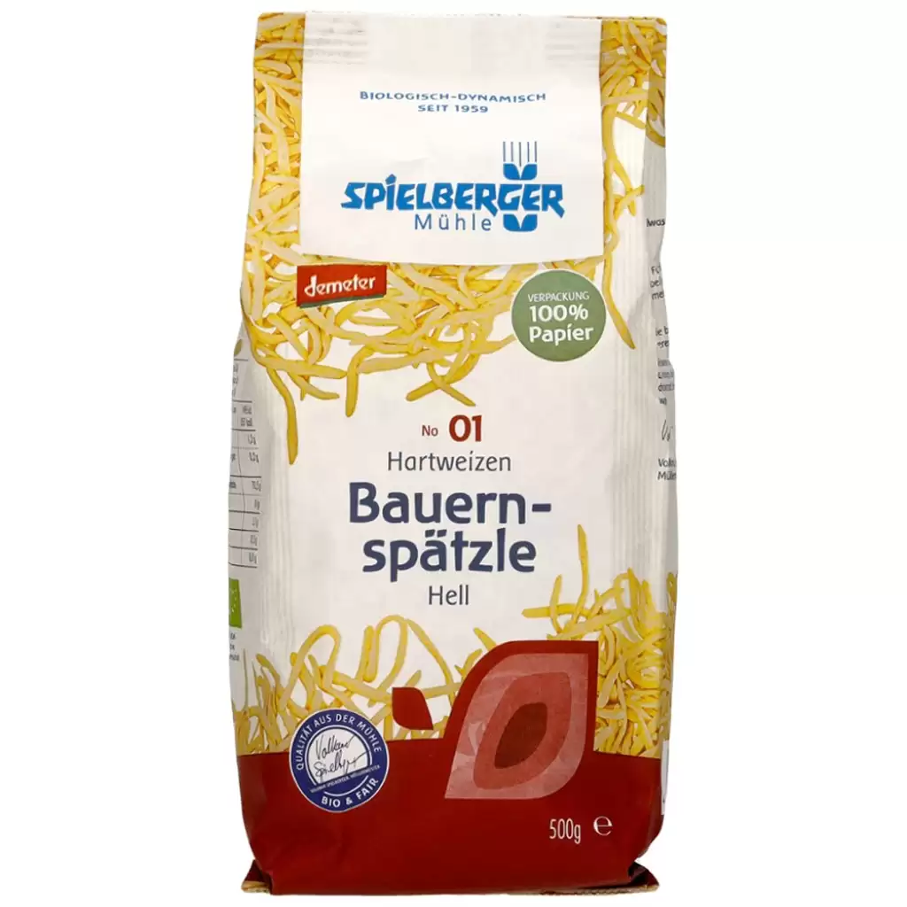 Paste fainoase - Paste bavareze Spaetzle Demeter, eco 500g