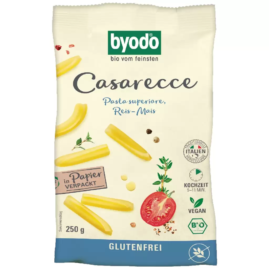 Fara Gluten - Paste casarecce din porumb si orez fara gluten, eco 250g