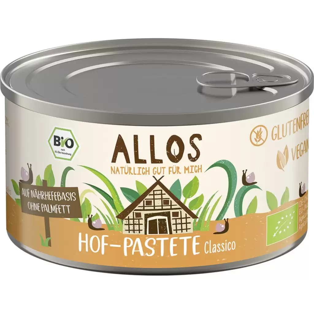 Pateu si creme vegetale - Pate vegetal clasic fara gluten, eco 125g