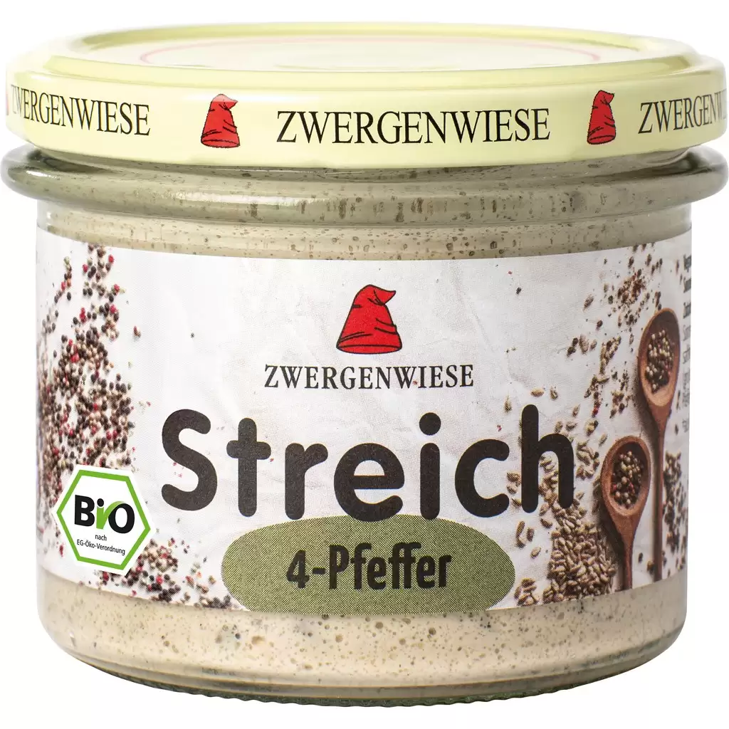 Pateu si creme vegetale - Pate vegetal cu 4 tipuri de piper fara gluten, eco 180g