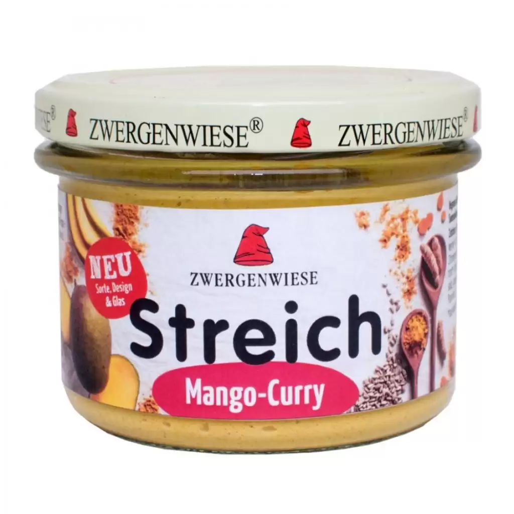 Pateu si creme vegetale - Pate vegetal cu mango si curry fara gluten, eco 180g