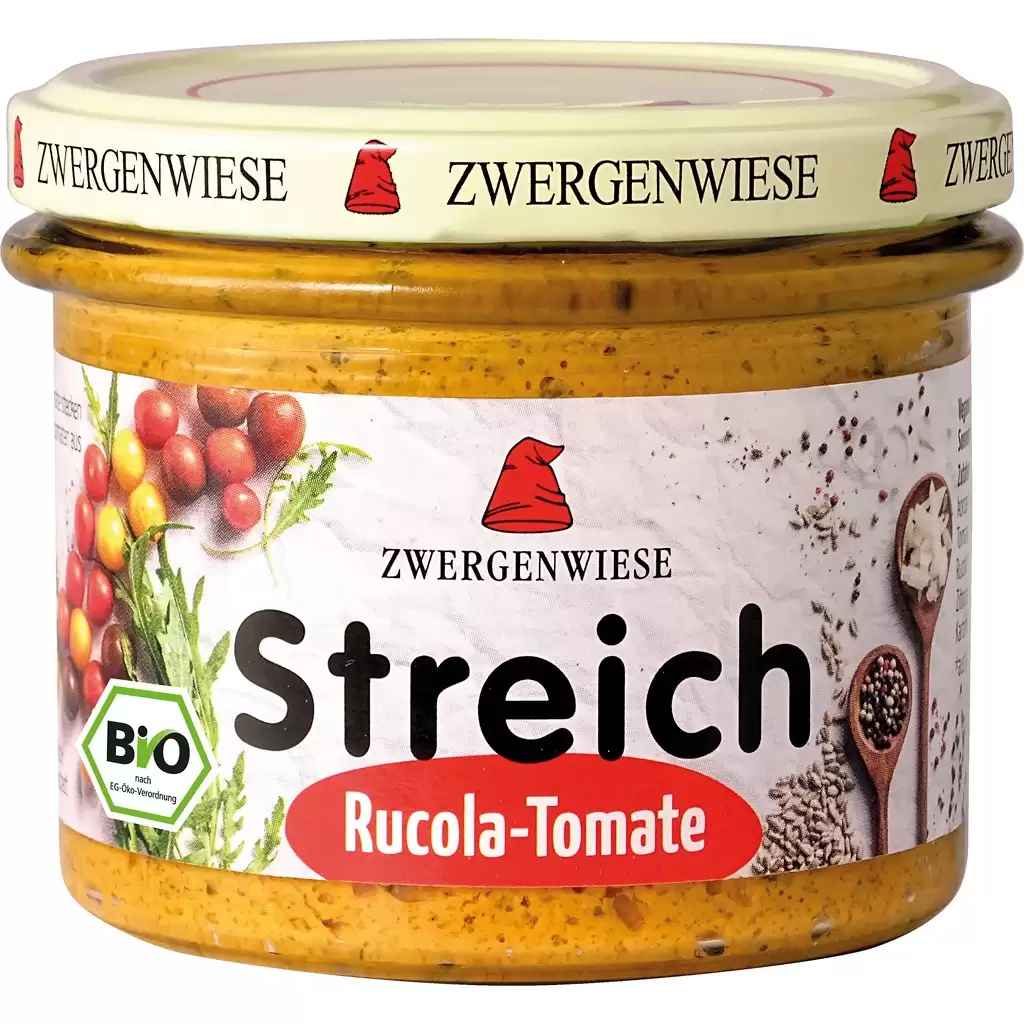 Pateu si creme vegetale - Pate vegetal cu rucola si tomate fara gluten , eco 180g