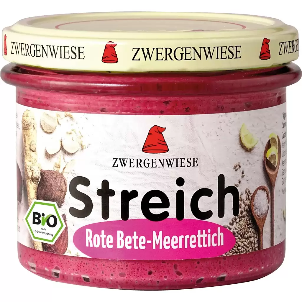Pateu si creme vegetale - Pate vegetal cu sfecla rosie si hrean fara gluten, eco 180g
