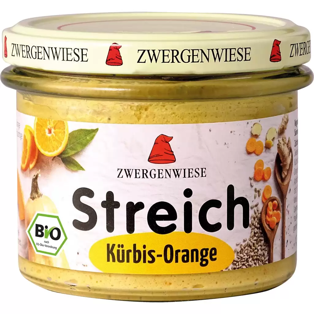 Pateu si creme vegetale - Pate vegetal de dovleac cu portocala, eco 180g