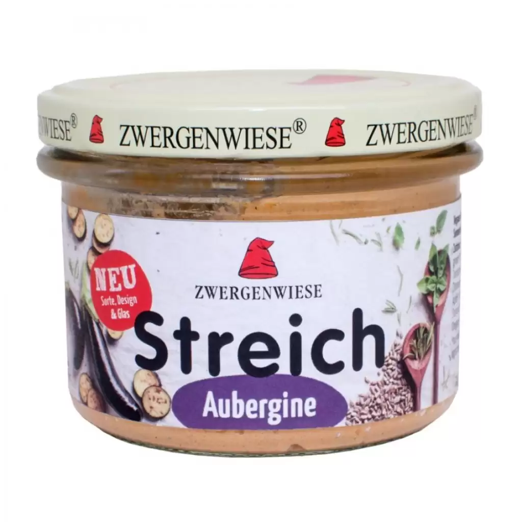 Pateu si creme vegetale - Pate vegetal de vinete fara gluten, eco 180g