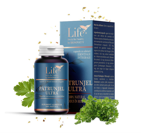 Capsule cu uleiuri esentiale - PĂTRUNJEL ULTRA - 30 de capsule