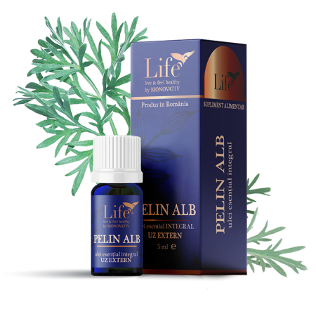 Uleiuri esentiale de uz intern - PELIN ALB - ulei esențial integral - 5 ml
