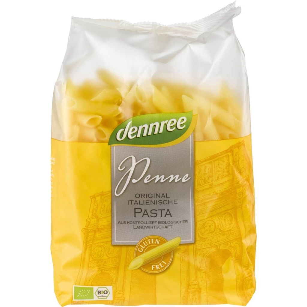 Fara Gluten - Penne din porumb si orez fara gluten, eco 500g