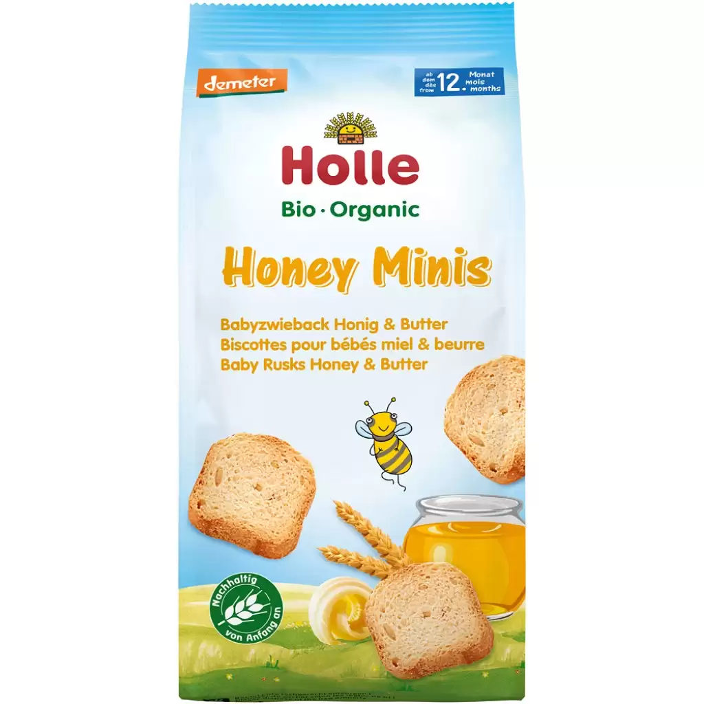 Pentru Copii - Pesmeti cu miere si unt pentru copii 1 an, eco 100g
