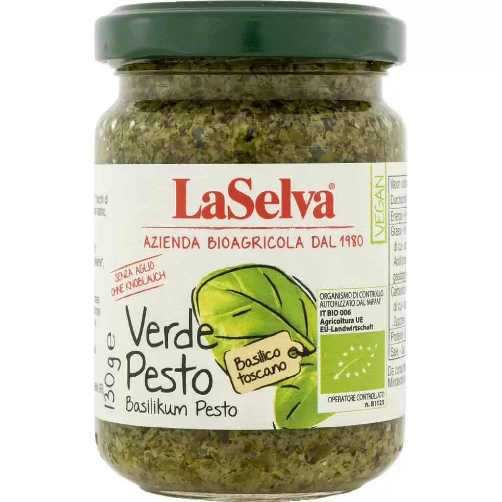 Gustari - Pesto verde cu busuioc fara usturoi, eco 130g