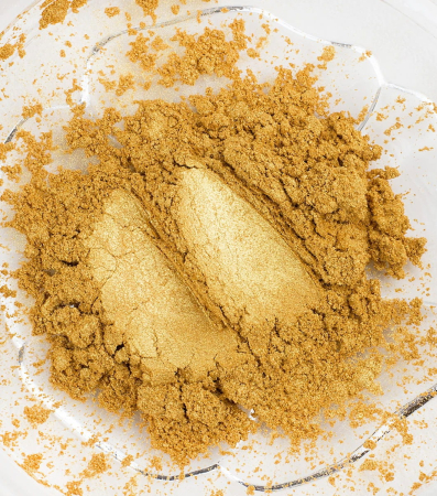  Pigmenți, Coloranți naturali - Pigment cosmetic perlat 54 Bright Gold (Ambalaj: 3 g)