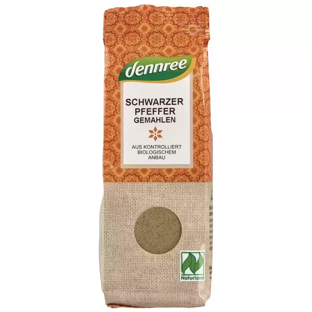 Condimente - Piper negru macinat , eco 65g