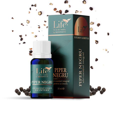 Uleiuri Esentiale - PIPER NEGRU - ulei esențial integral - 10 ml
