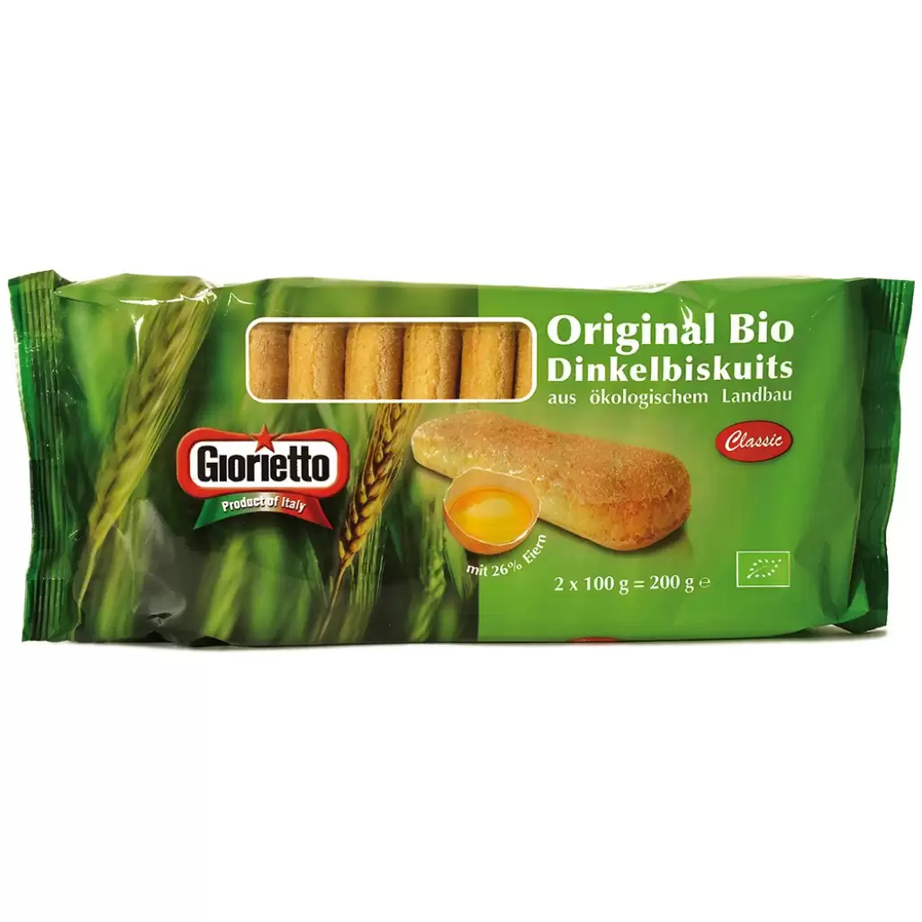 Biscuiti si napolitane - Piscoturi din spelta cu ou, eco 200g