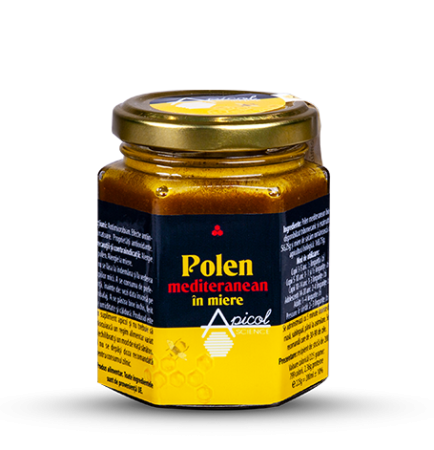 Apicole si Propolis - Polen mediteranean în miere 200 ml