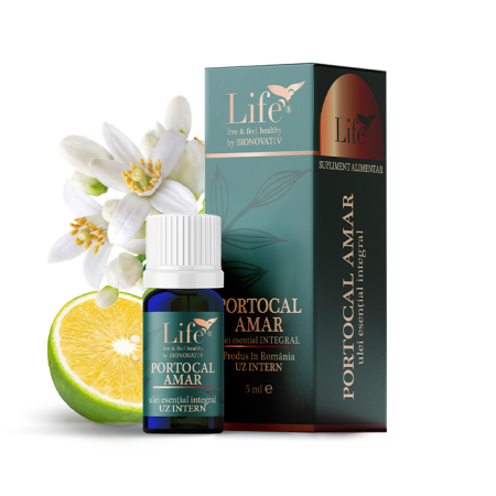 Uleiuri esentiale de uz intern - PORTOCAL AMAR - ulei esențial integral - 5 ml