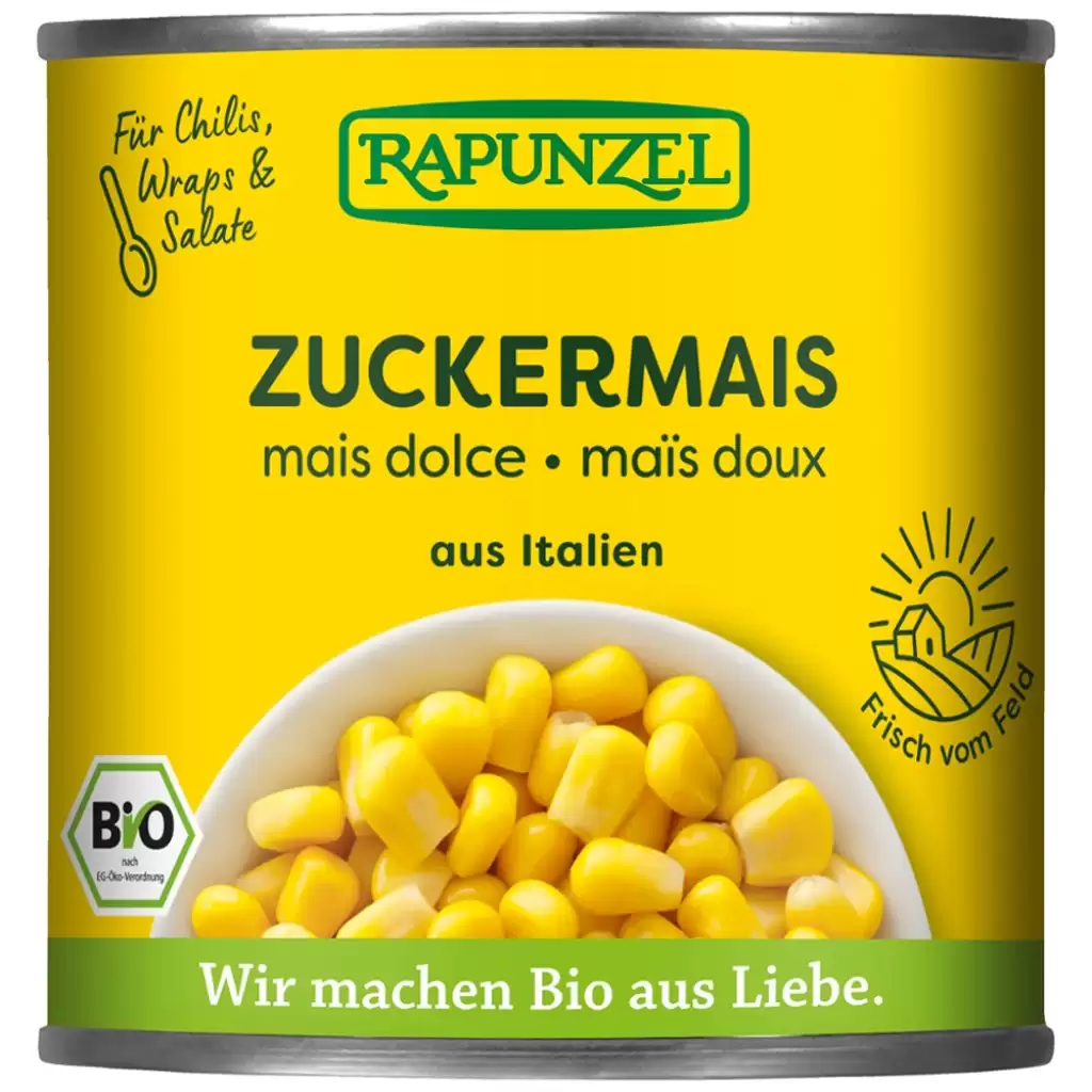 Leguminoase - Porumb dulce la conserva, eco 160g