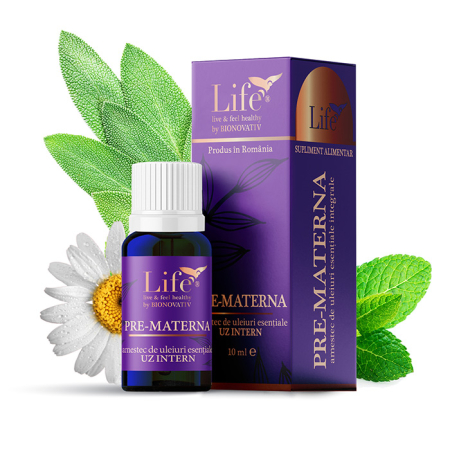 Suplimente - PRE-MATERNA - combinație de uleuri esențiale - 10 ml