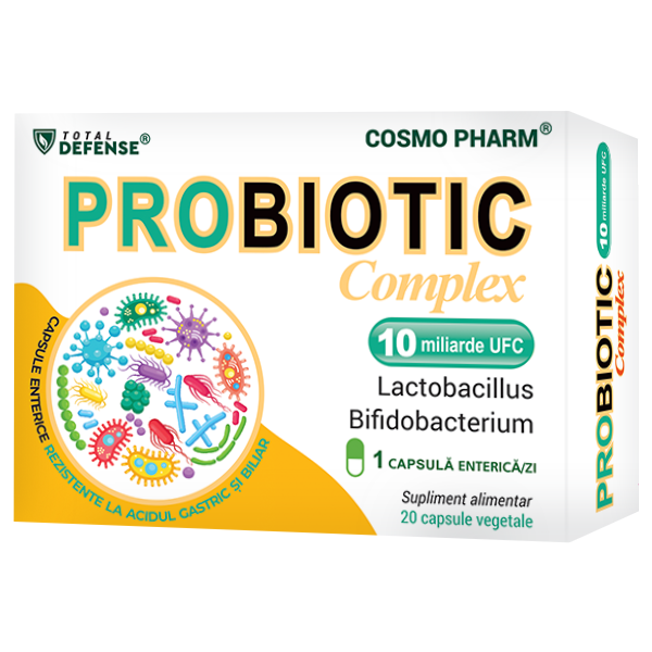 Extracte - Probiotic Complex - Probiotice naturale pentru refacerea florei intestinale 20 capsule