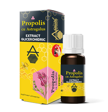 Apicole - Propolis cu Astragalus extract glicerohidric 30 ml