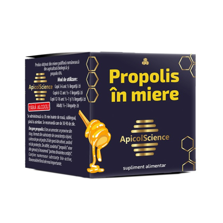 Apicole si Propolis - Propolis în miere 120 g