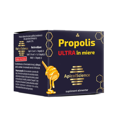 Apicole si Propolis - Propolis ULTRA în Miere 100 ml